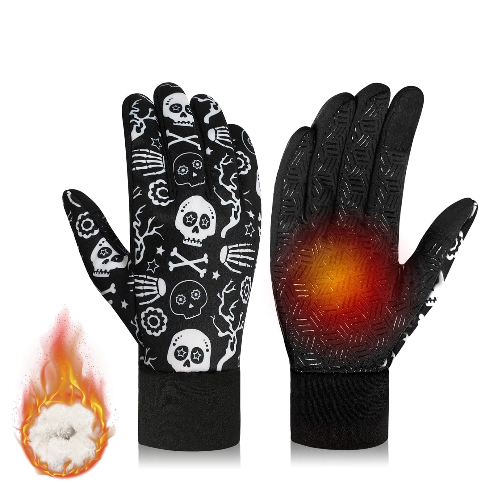 RIGWARL Winter Gloves for Men Women, Touch Screen Compatible, WaterproofRunning, Hiking & Skiing Gifts