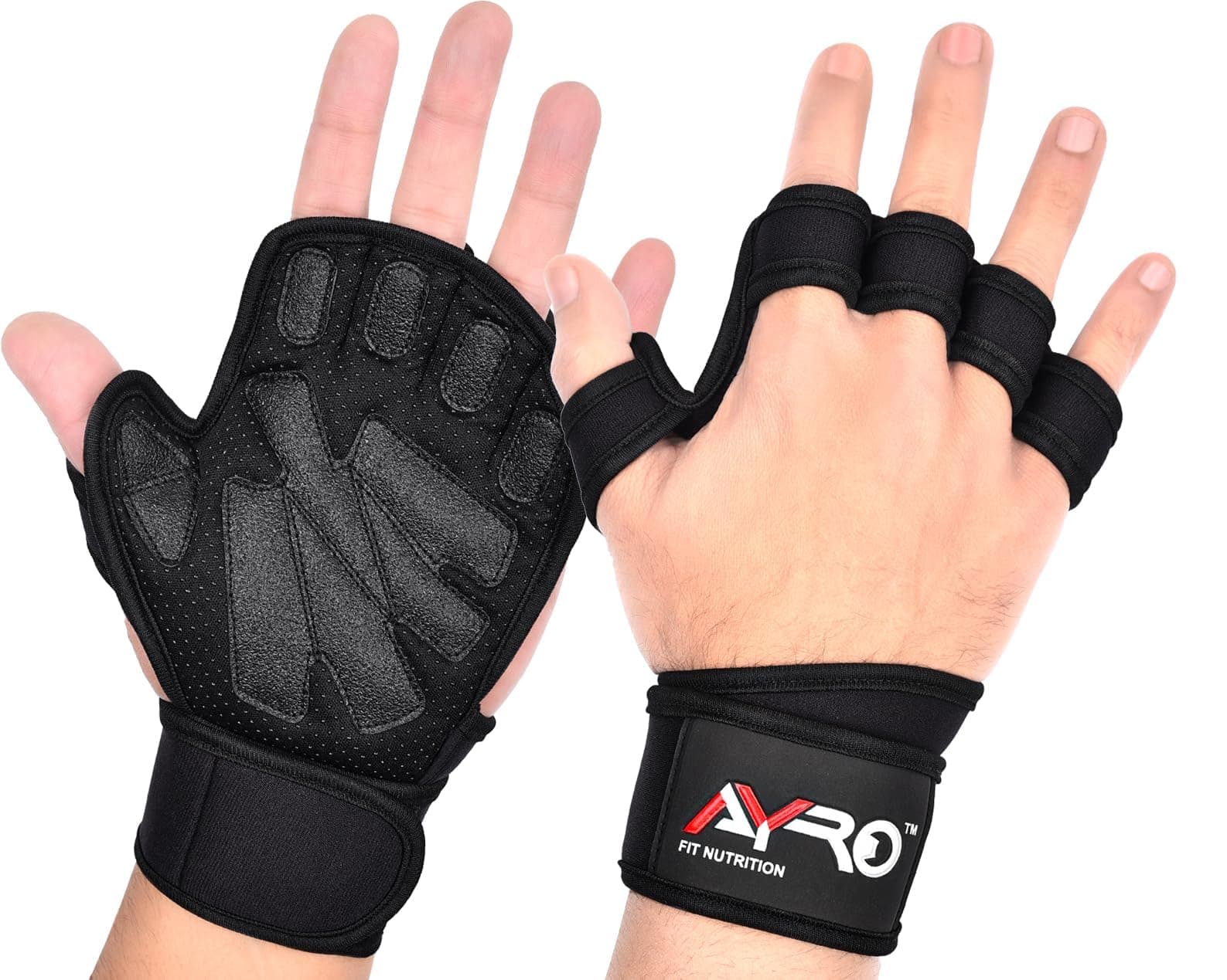 AYRO Ventilated Workout Gloves for Men & Women - Weightlifting Gym Gloves