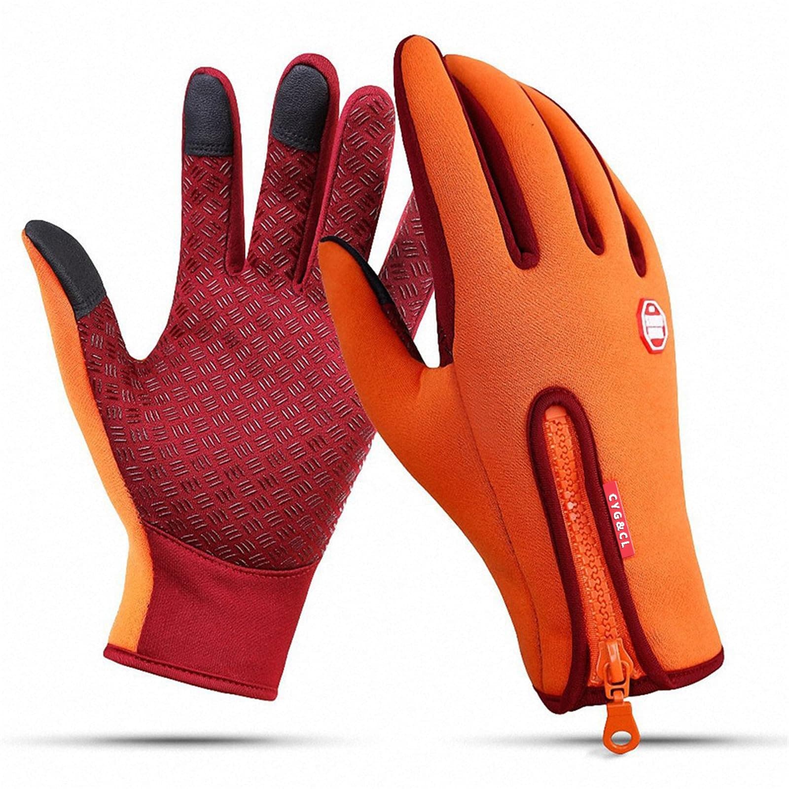 Cyg&Cl Winter Touchscreen Gloves, Men/Women, Warm, Water Resistant, Windproof