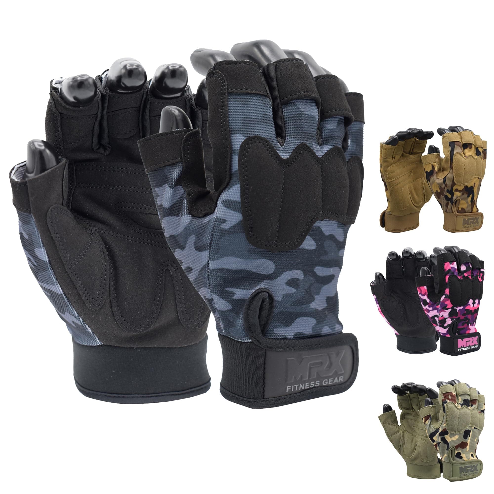 MRX Breathable Workout Gloves for Men and Women - Snug-Fit, Ideal for Weight Lifting, Cycling, Gym & More