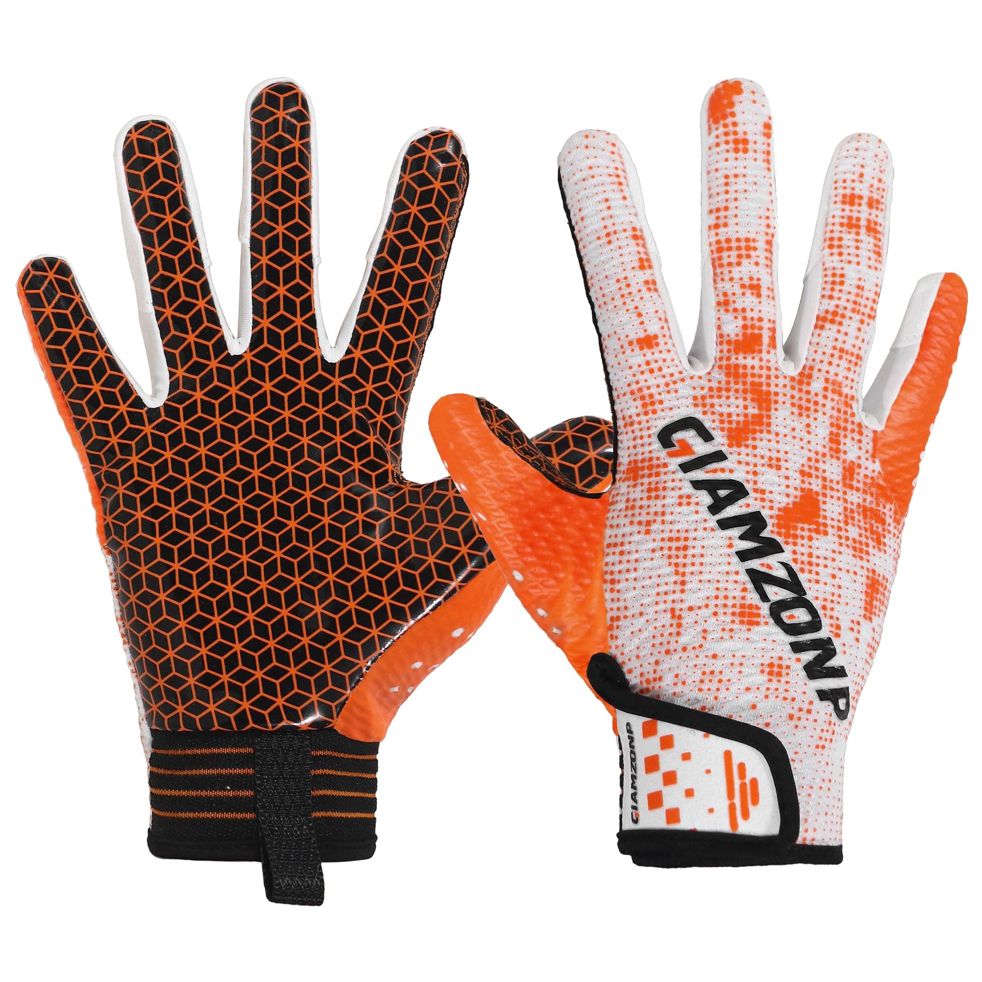 Youth Flag Football Gloves for Kids with Sticky Grip - Snug Fit