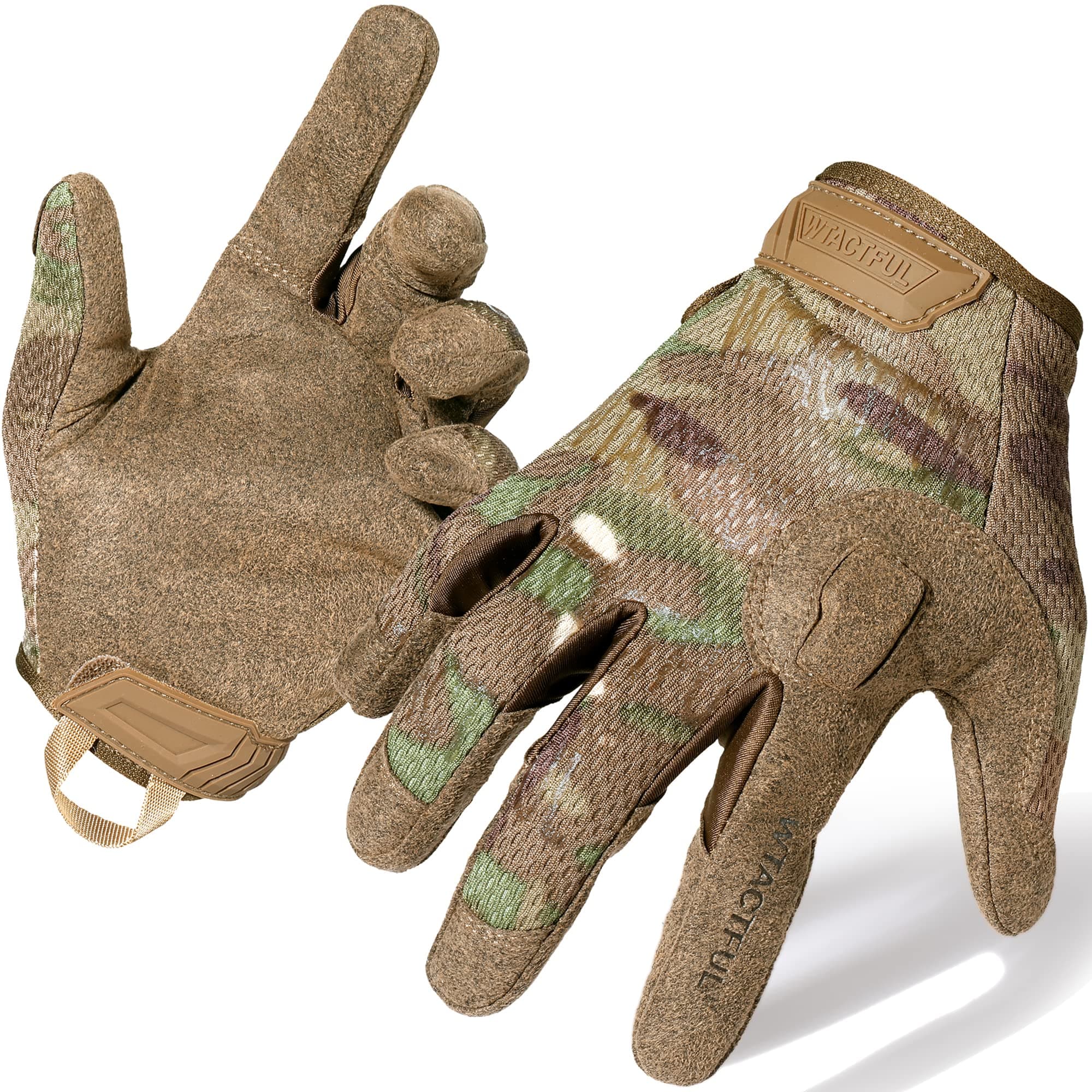 Tactical Men's Full Finger Gloves for Airsoft & Paintball