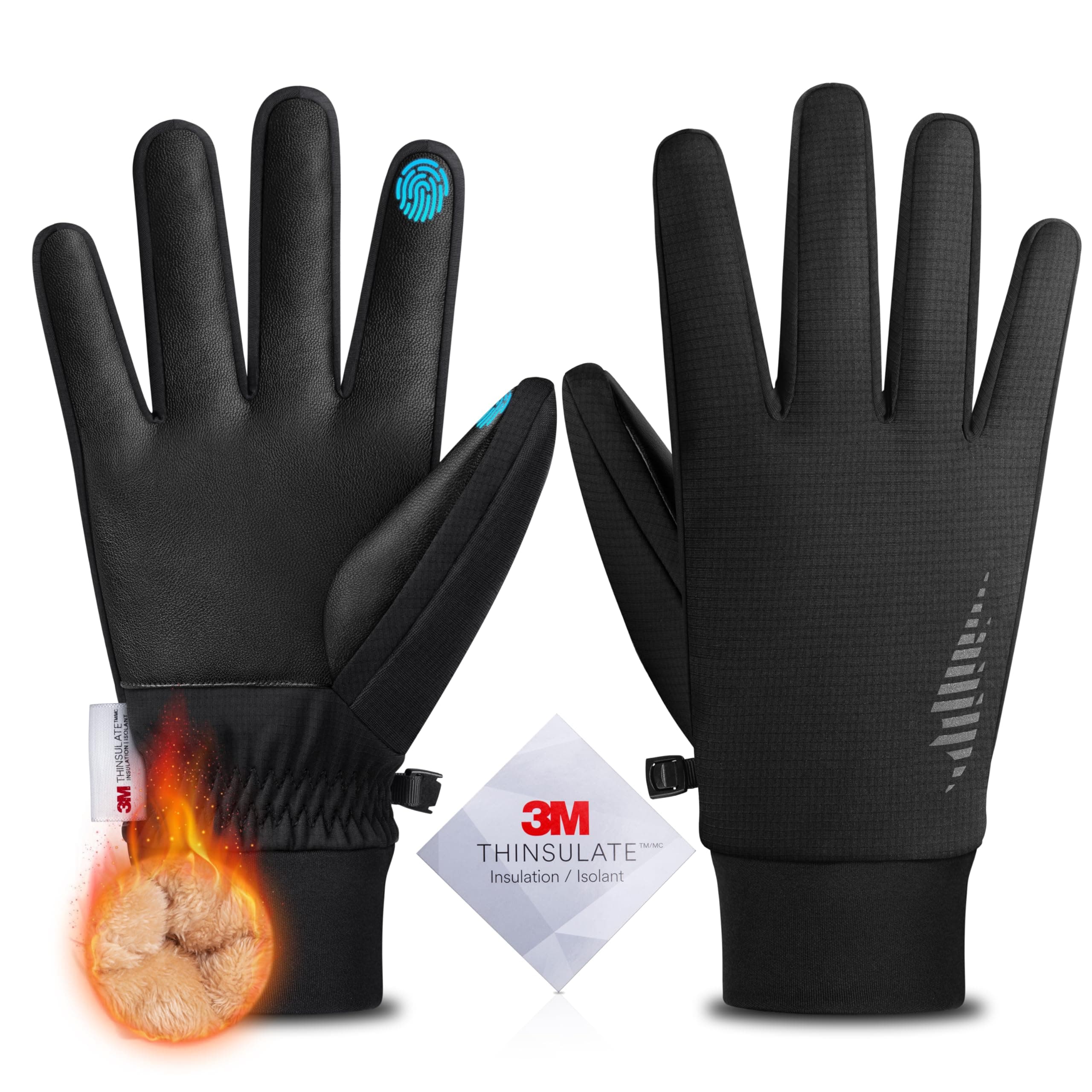 SIMARI Winter Gloves: Warm, Touchscreen Compatible, Waterproof for Men & Women